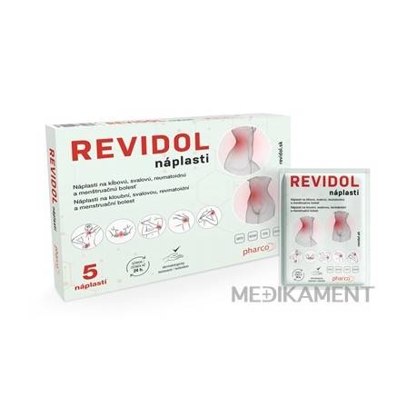 REVIDOL náplasť na úľavu bolesti 5 ks