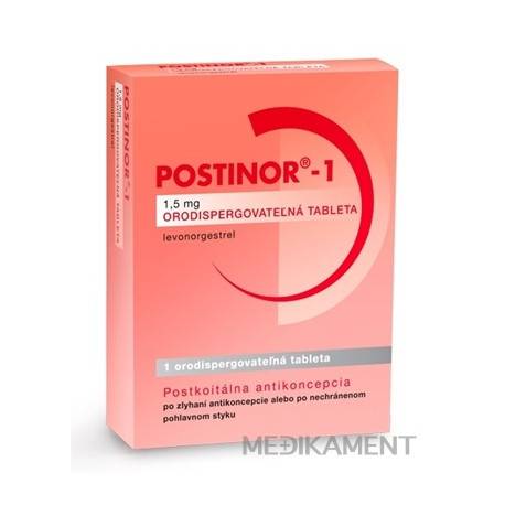 Postinor-1 1,5 mg tablety 1 ks