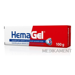 HemaGel gél na ošetrenie povrchových poranení 100 g