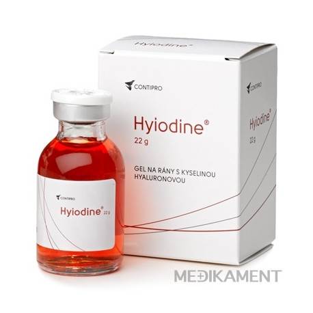 Hyiodine gél na rany s kyselinou hyalurónovou 22 g