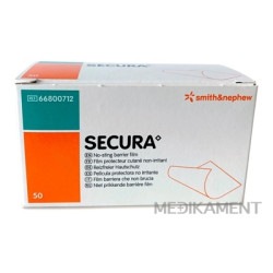 SECURA No-sting barrier film nedráždivý bariérový film vo forme utierky 50 ks