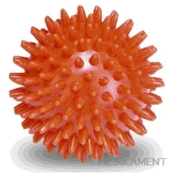 GYMY MASÁŽNA LOPTIČKA - ježko 6 cm oranžová priemer 6 cm 1 ks