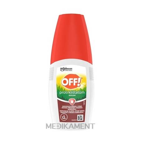 OFF! proti kliešťom rozprašovač repelent 100 ml