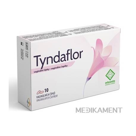 Tyndaflor vaginálne čapíky 10 x 2 g