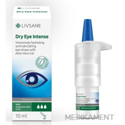 LIVSANE Intenzívne očné kvapky - suché oči bez konzervantov s 0,3% HA 10 ml