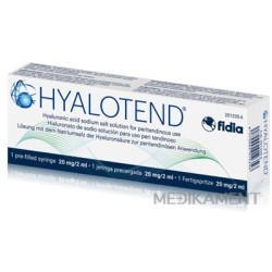 HYALOTEND viskoelastický roztok s kyselinou hyalurónovou 2 ml