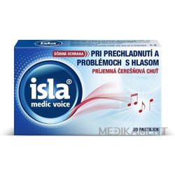 ISLA MEDIC voice pastilky čerešňová príchuť 20 ks