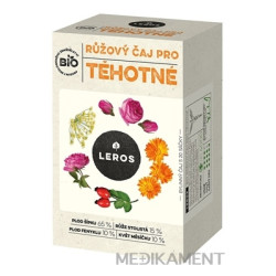 LEROS BIO RUŽOVÝ ČAJ PRE TEHOTNÉ bylinný čaj nálevové vrecúška 20 x 2 g