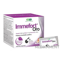 Immefort Oro príchuť jablko vrecúška 30 ks