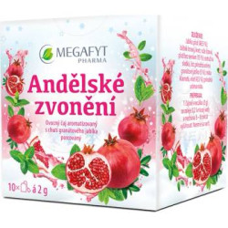 MEGAFYT Anjelské zvonenie ovocný čaj s chuťou granátového jablka vrecúška 10 x 2 g 