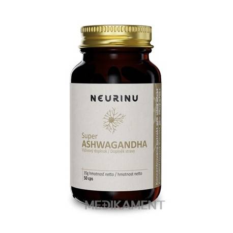 NEURINU Super ASHWAGANDHA kapsuly 50 ks