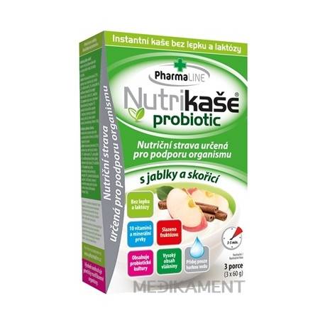 Nutrikaša probiotic s jablkami a škoricou 3 x 60 g 