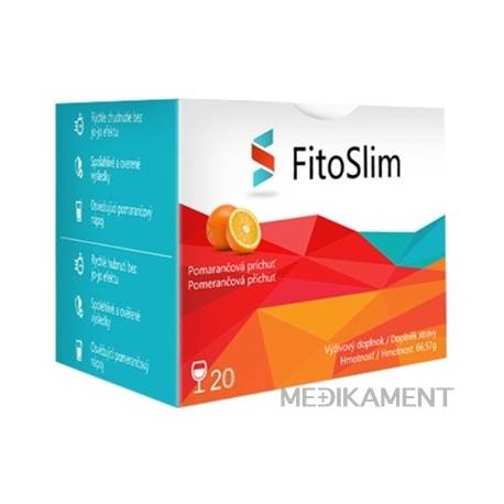 FitoSlim vrecúška štíhla línia pomarančová príchuť 20 ks