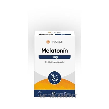 LIVSANE Melatonín 1 mg tablety 90 ks