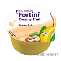 Nutricia Fortini Creamy Fruit Multi Fibre príchuť letné ovocie 4 x 100 g