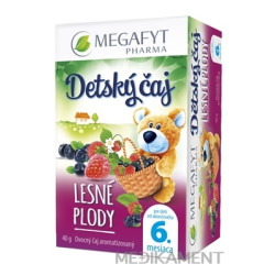 MEGAFYT Detský čaj LESNÉ PLODY ovocný čaj (od ukonč. 6. mesiaca) vrecúška 20 x 2 g 