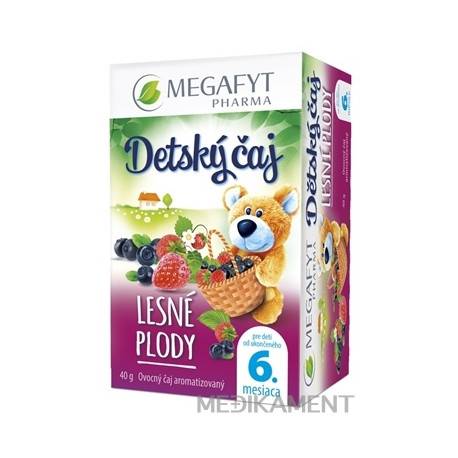 MEGAFYT Detský čaj LESNÉ PLODY ovocný čaj (od ukonč. 6. mesiaca) vrecúška 20 x 2 g 