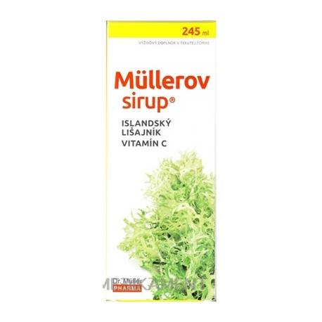 MÜLLEROV SIRUP S ISLANDSKÝM LIŠAJNÍKOM A VIT. C 245 ml
