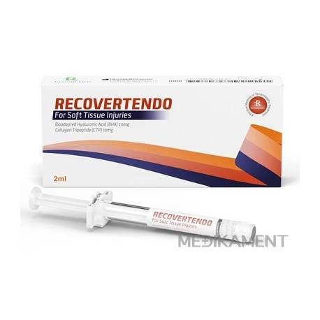 RECOVERTENDO periartikulárna injekcia s kyselinou hyalurónovou 20 mg 2 ml