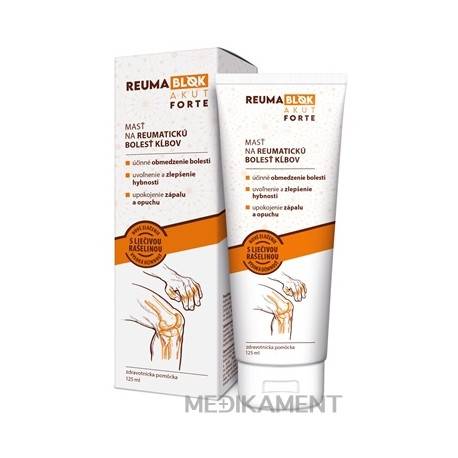 REUMABLOK AKUT FORTE masť na kĺby 125 ml