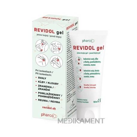 REVIDOL gél jemne hrejivý pri bolesti 100 ml