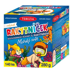 TEREZIA RAKYTNÍČEK multivitaminové želatínky morský svet 140 ks