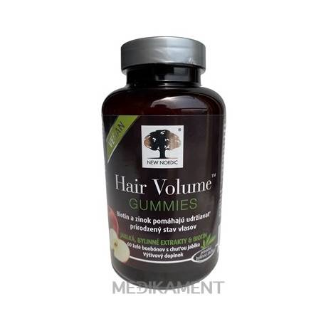 NEW NORDIC Hair Volume GUMMIES VEGAN želé 60 ks