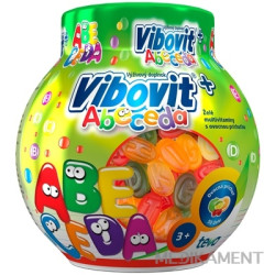 VIBOVIT+ ABECEDA želé multivitamíny s ovocnou príchuťou (inov.2024) 200 g