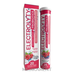 ELECTROLYTY PROBIOTICS Malina šumivé tablety 1x20 ks