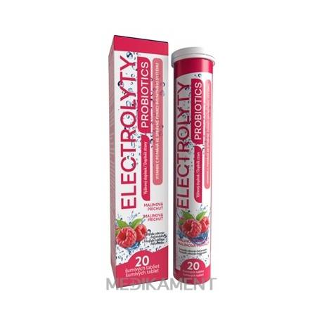 ELECTROLYTY PROBIOTICS Malina šumivé tablety 1x20 ks