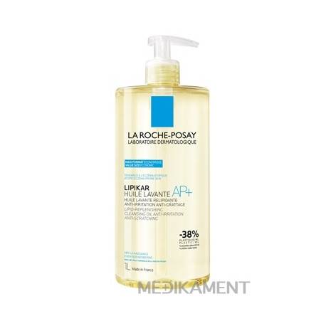 LA ROCHE-POSAY LIPIKAR HUILE LAVANTE AP+ kúpeľový a sprchovací olej, s pumpičkou 1000 ml