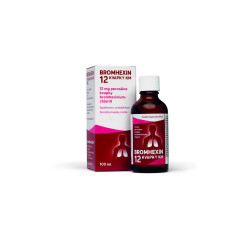 BROMHEXIN 12 kvapky (liek.skl.hnedá+kvapkadlo) 100 ml