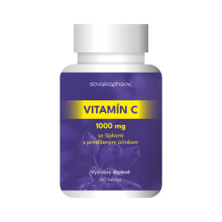 Slovakiapharm VITAMIN C 1000mg so šípkami tablety 60 ks