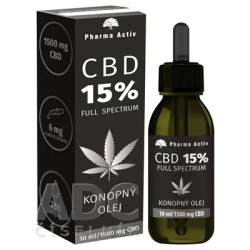 Pharma Activ CBD 15% Full Spectrum KONOPNÝ OLEJ 10 ml