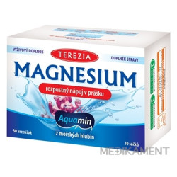 TEREZIA Magnesium Aquamin rozpustný nápoj v prášku 30 ks