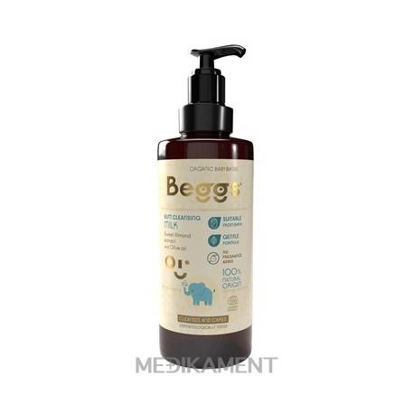 Beggs BABY&KIDS Čistiace MLIEKO na zadoček 200 ml
