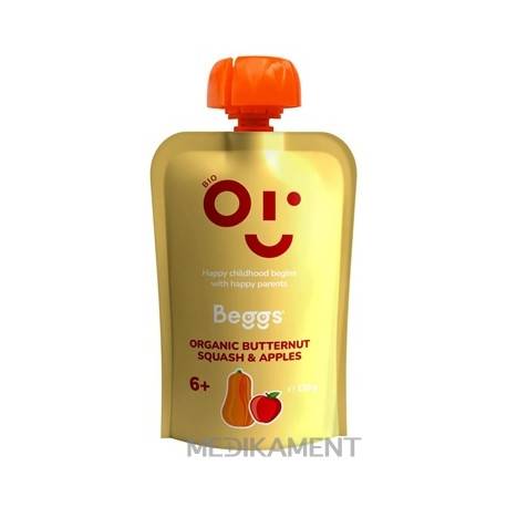 Beggs BIO Maslová tekvica a ?jablká príkrm (od ukonč. 6. mesiaca) 1x120 g