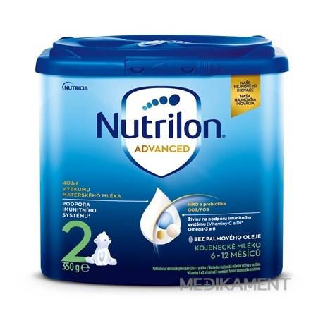 Nutrilon Advanced 2 následná mliečna dojčenská výživa v prášku 350 g