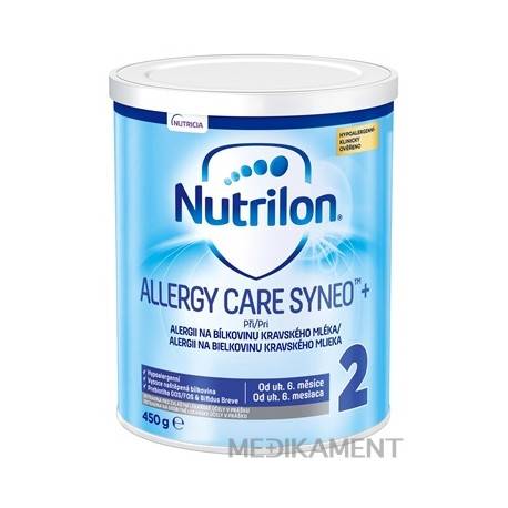 Nutrilon 2 ALLERGY CARE SYNEO + mliečna výživa v prášku 450 g