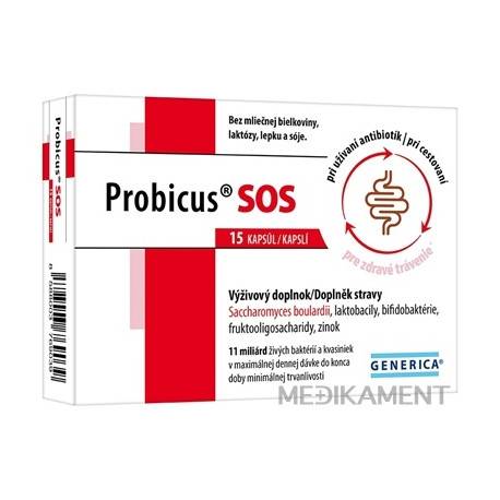 GENERICA Probicus SOS kapsuly 15 ks