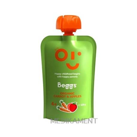 Beggs BIO Mrkva a jablká príkrm (od ukonč. 4. mesiaca) 1x120 g