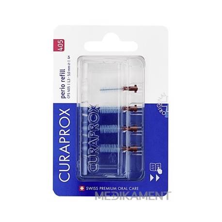 CURAPROX CPS 405 perio refill bordová medzizubné kefky bez držiaka 1x4 ks