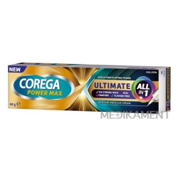COREGA POWER MAX ULTIMATE ALL IN 1 fixačný krém na zubné náhrady 40 g