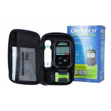 GLUKOMETER ONE TOUCH Select Plus flex s príslušenstvom, 1 set