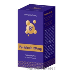 Slovakiapharm Pyridoxín 20 mg tablety 60 ks