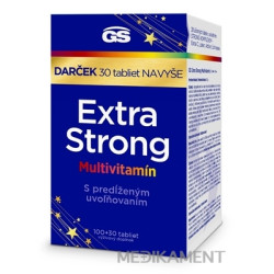 GS Extra Strong Multivitamín Darček (inov.2024) tablety 130 ks
