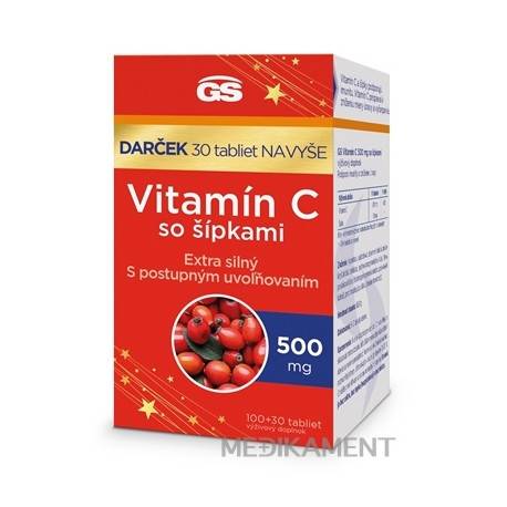 GS Vitamín C 500 100+30TBL SO SIPK.DARCEK 301579