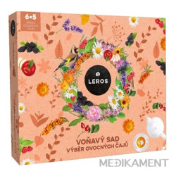 LEROS VOŇAVÝ SAD 6 druhov ovocných čajov po 5 vrecúšok 1 set