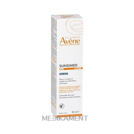 AVENE SUNSIMED KA SPF 50+ prevencia ochorení kože 80 ml
