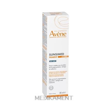 AVENE SUNSIMED PIGMENT SPF 50+ prevencia fotostarnutia a škvŕn od UV žiarenia 80 ml
